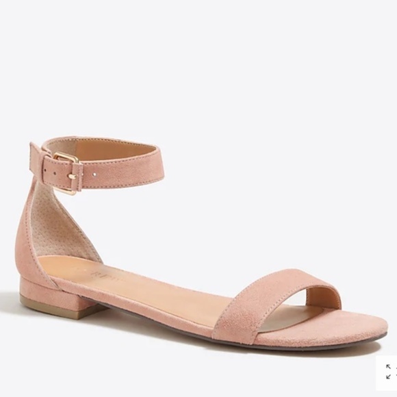 J. Crew Shoes - NIB J CREW Hadley suede ankle-strap sandals